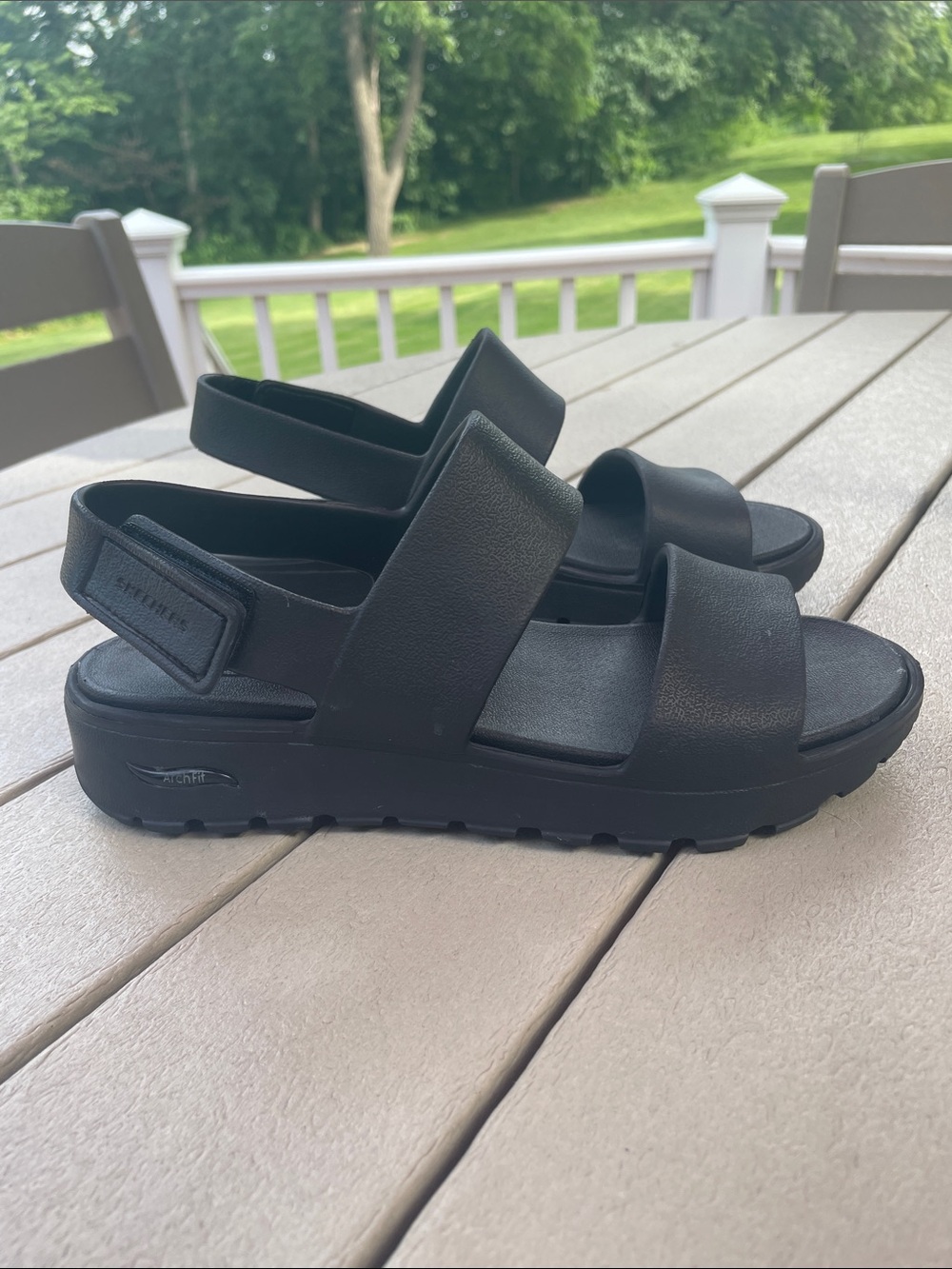 Women's Arch Fit Footsteps Foamies Luxe Foam Sandal - Size 7
